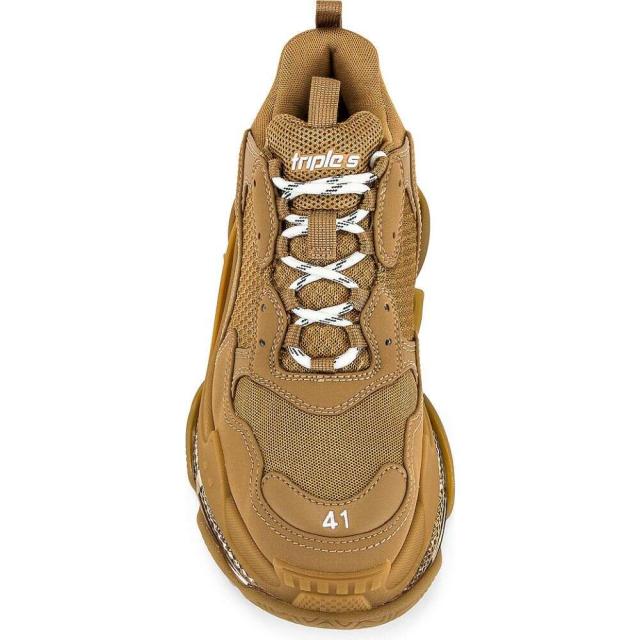 爆安プライス バレンシアガ Balenciaga メンズ シューズ 靴 Triple S Clear Sole Light Camel 即納最大半額 Olsonesq Com