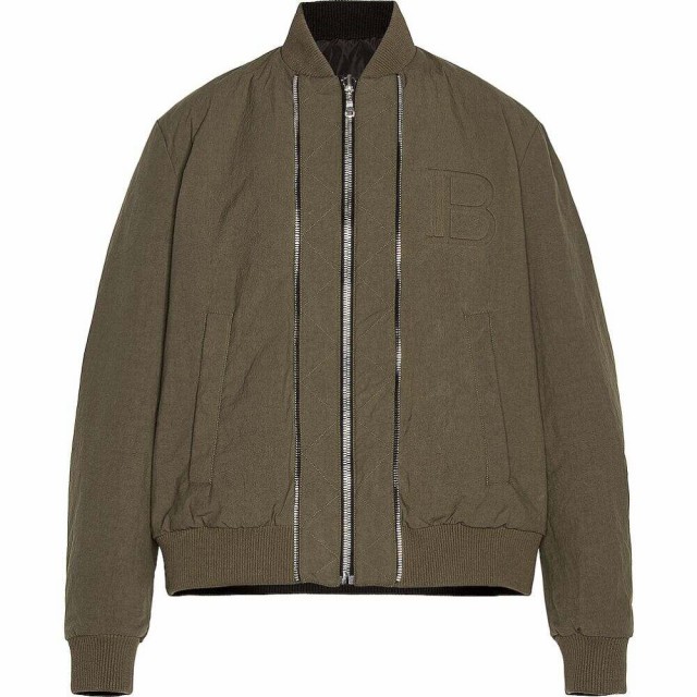 超美品 バルマン Balmain メンズ ブルゾン ミリタリージャケット アウター Reversible Bomber Jacket Khaki 別注 Www Bnooon Com