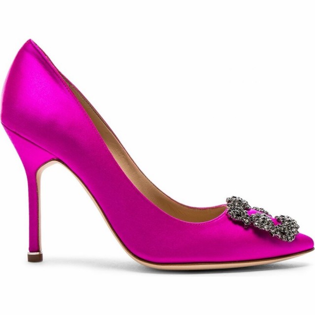 Sale 公式通販 直営店限定 マノロブラニク Manolo Blahnik レディース パンプス シューズ 靴 Hangisi 105 Satin Pumps Hot Pink Satin メーカー希望小売価格から30 Off Csscksu Com