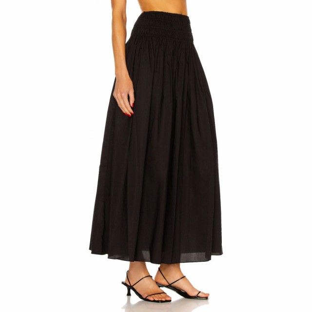っておりま マトー Shirred Skirt Blackの通販はau PAY マーケット - フェルマート｜商品ロットナンバー：508732806 Matteau レディース ロング・マキシ丈スカート スカート っておりま