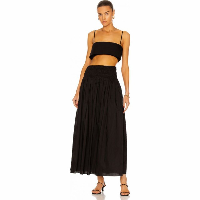 っておりま マトー Shirred Skirt Blackの通販はau PAY マーケット - フェルマート｜商品ロットナンバー：508732806 Matteau レディース ロング・マキシ丈スカート スカート っておりま