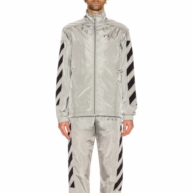 OFF WHITE オフホワイト グレー トラックジャケット | provinteccr.com