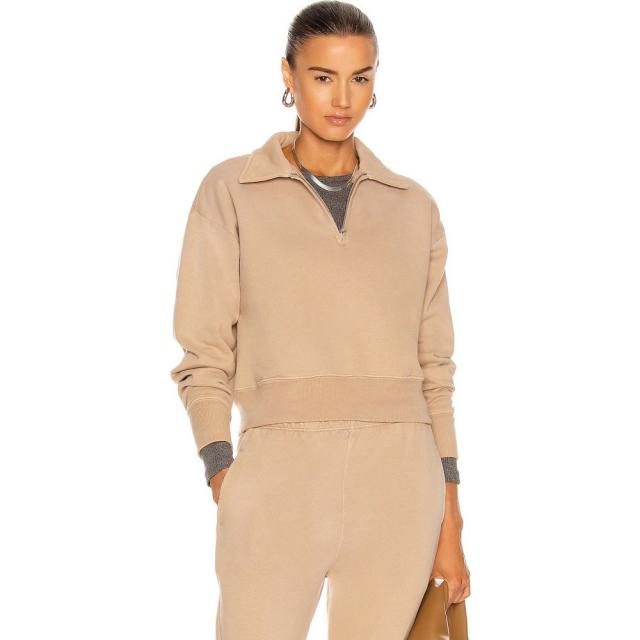 安い割引 リダン Zip Re Done レディース スウェット Khaki ネットau トレーナー Re Done トップス 70s Half Zip Sweatshirt Faded Khaki アクセサリー専科 イーアクセ 642b41be Elaunchinfotech Com