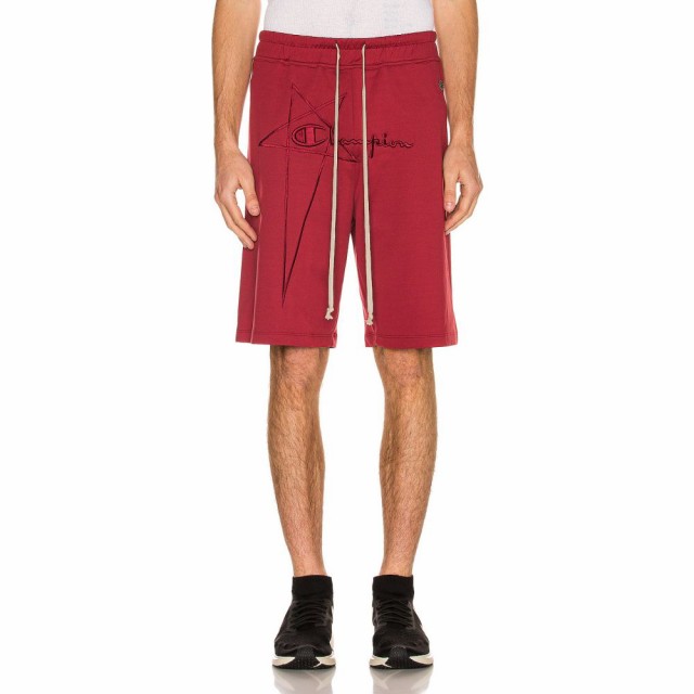 リック x Champion Classic Jersey Shorts Cherryの通販はau PAY