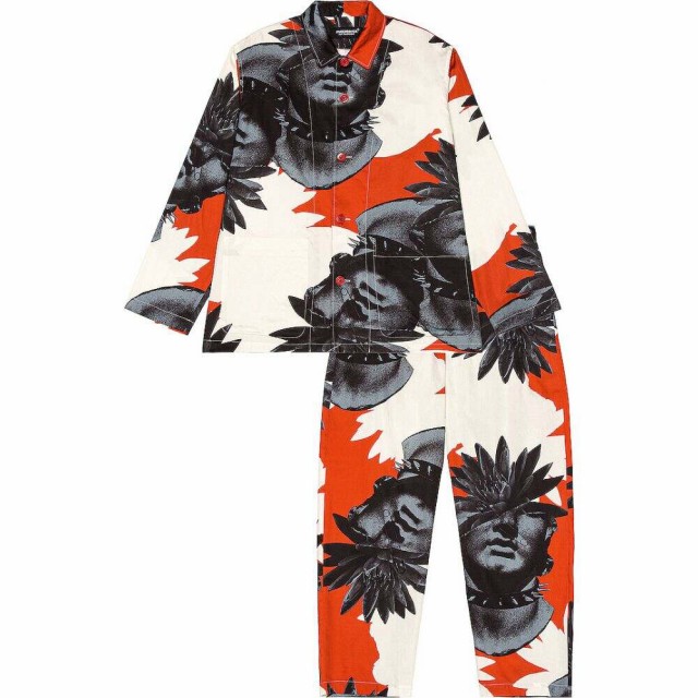 輝い Undercover アンダーカバー メンズ Base Red Pajamas インナー 下着 パジャマ 上下セット パジャマ Sutevalle Org