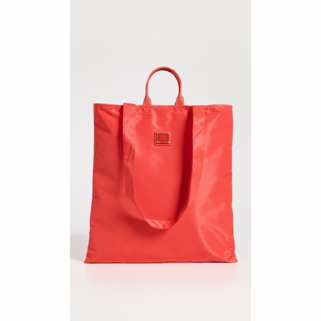 アクネ ストゥディオズ Acne Studios レディース トートバッグ バッグ New Awen Plaque Face Tote Red