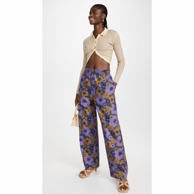 アクネ ストゥディオズ Acne Studios レディース ボトムス・パンツ Floral Trousers Purple/Brown