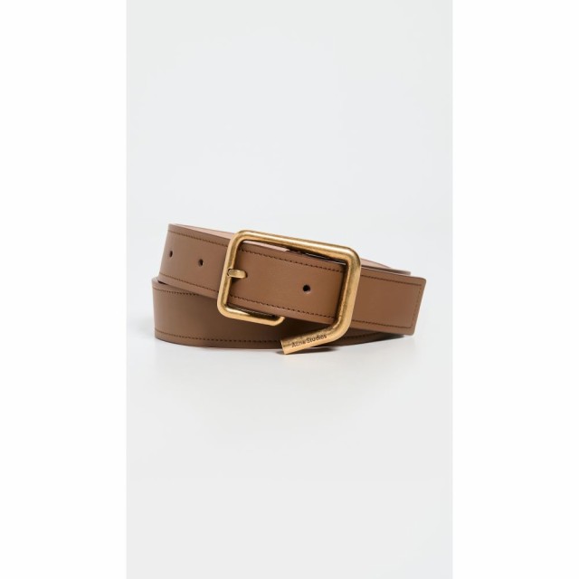 アクネ ストゥディオズ Acne Studios レディース ベルト Deconstructed Belt Camel Brown