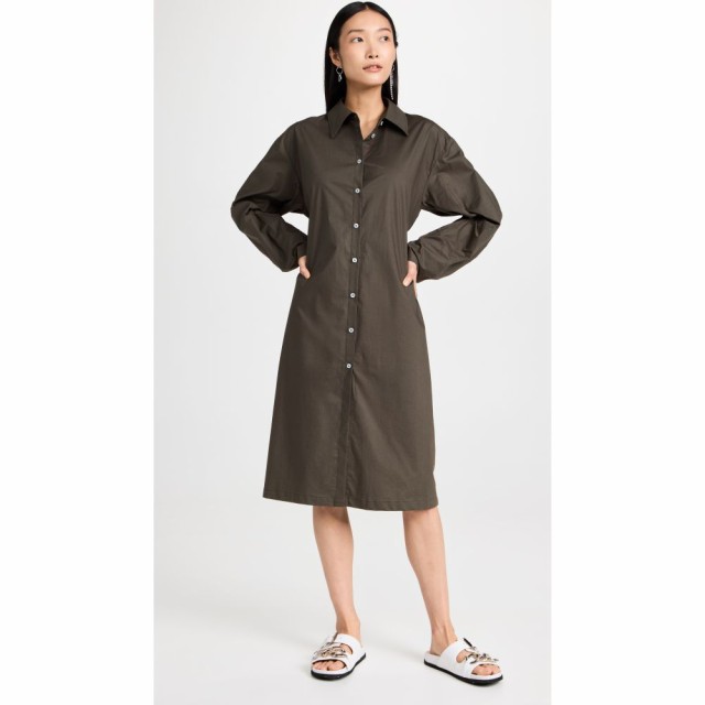 アクネ ストゥディオズ Acne Studios レディース ワンピース シャツワンピース ワンピース・ドレス Cutout Shirt Dress Mud Grey