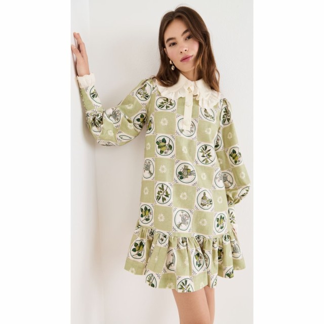 アレメ Alemais レディース ワンピース ミニ丈 ワンピース・ドレス Sofia Mini Dress Olive