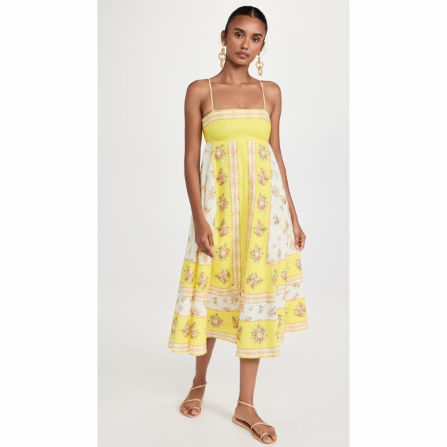 アレメ Alemais レディース ワンピース ミドル丈 ワンピース・ドレス Catalina Midi Dress Lemon