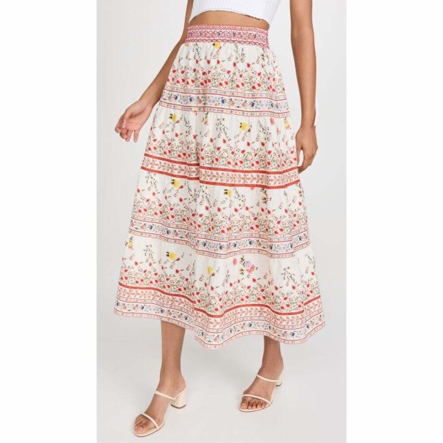 アリス アンド オリビア alice + olivia レディース ひざ丈スカート スカート Melony Shirred Skirt Multi