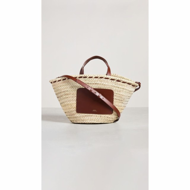 アーペーセー A.P.C. レディース トートバッグ バッグ Panier Zoe Tote Nut Brown