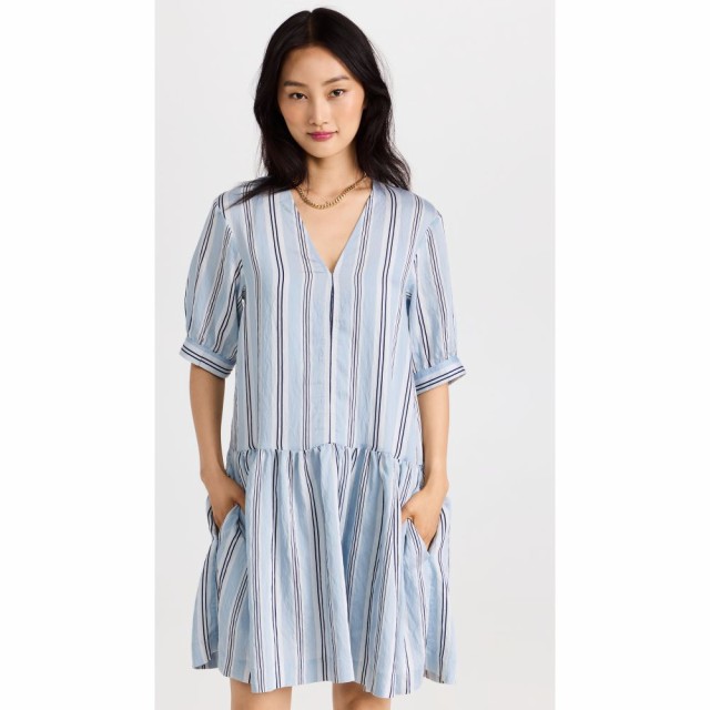 バウム ウンド ヘルガーデン BAUM UND PFERDGARTEN レディース ワンピース ワンピース・ドレス Andromeda Dress Light Blue Stripe