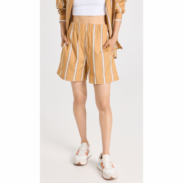 バウム ウンド ヘルガーデン BAUM UND PFERDGARTEN レディース ショートパンツ ボトムス・パンツ Neri Shorts Camel Stripe