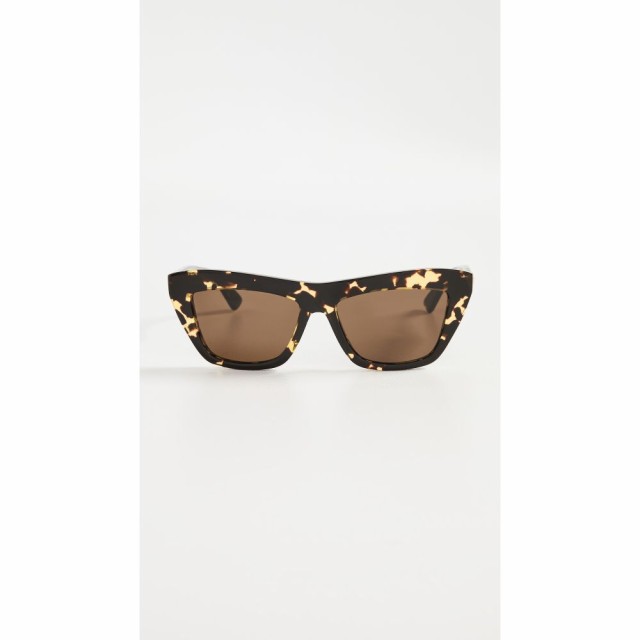 ボッテガ ヴェネタ Bottega Veneta レディース メガネ・サングラス キャットアイ New Entry Cat Eye Sunglasses Shiny Spotted Havana