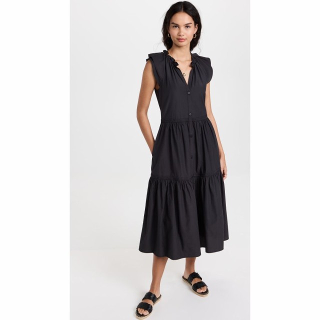 ブロシュウウォーカー Brochu Walker レディース ワンピース ワンピース・ドレス Santorini Dress Washed Black