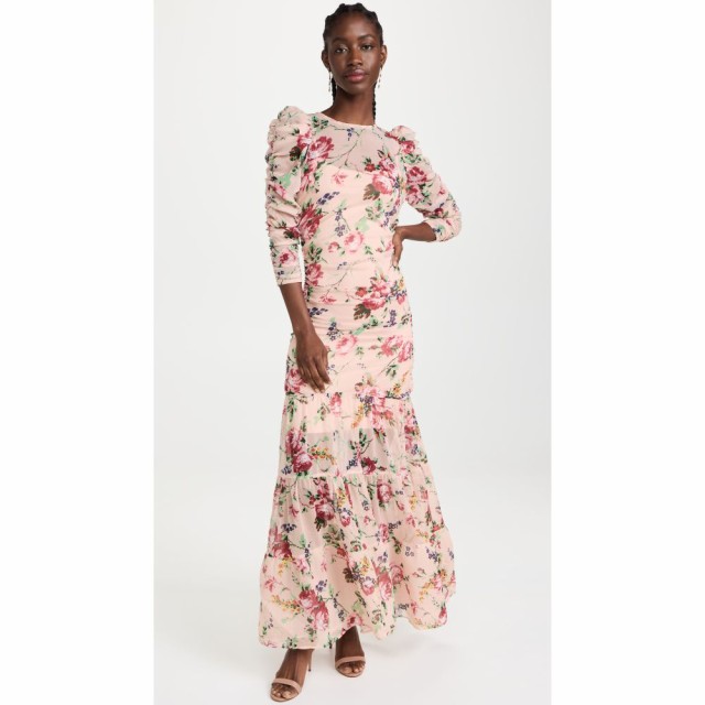 ティモ byTiMo レディース ワンピース ワンピース・ドレス Chiffon Ruching Dress Flora Pink