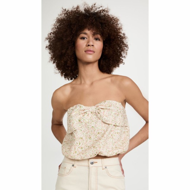 カミニューヨークシティー CAMI NYC レディース ベアトップ・チューブトップ・クロップド トップス Dedrah Crop Top Rose Ditsy