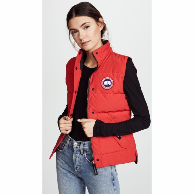 カナダグース Canada Goose レディース ベスト・ジレ トップス Freestyle Vest Red