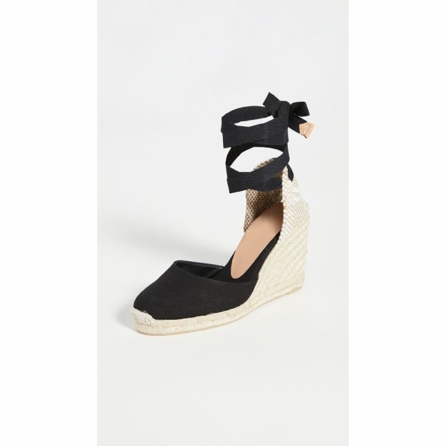 カスタニエール Castaner レディース エスパドリーユ ウェッジソール シューズ・靴 Carina Wedge Espadrilles Black