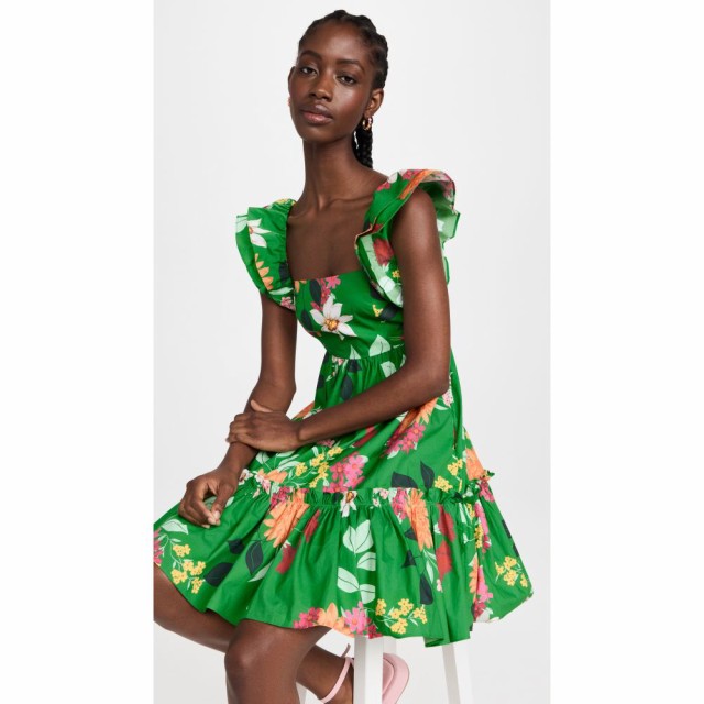 カラ カラ Cara Cara レディース ワンピース ワンピース・ドレス Lexa Dress Punch Floral Green