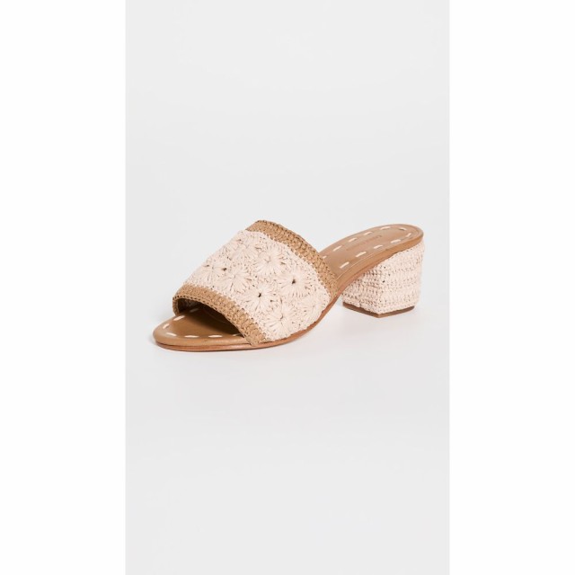 キャリー フォーブス Carrie Forbes レディース サンダル・ミュール シューズ・靴 Fleur Slides Natural Body/Kraft Trim