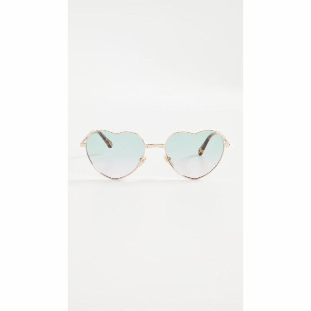 クロエ Chloe レディース メガネ・サングラス Milane Heart Sunglasses Gold Gold Green