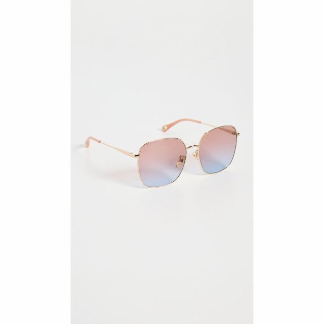 クロエ Chloe レディース メガネ・サングラス Joni Sunglasses Gold/Gold/Red