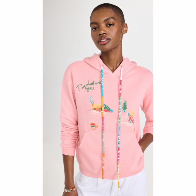 ミラミカティ Mira Mikati レディース パーカー トップス Embroidered Cotton Hoodie Pink