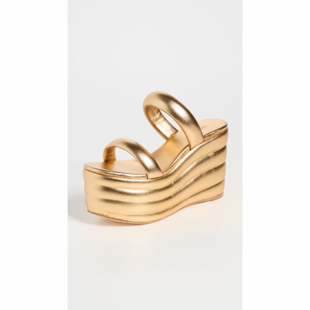 カルト ガイア Cult Gaia レディース サンダル・ミュール シューズ・靴 Enid Platform Sandals Gold