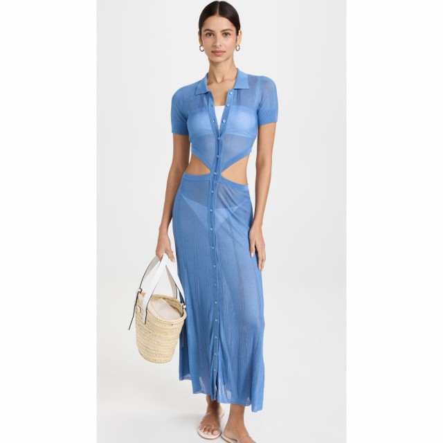 デヴォン ウィンザー Devon Windsor レディース ビーチウェア ワンピース・ドレス 水着・ビーチウェア Athena Dress Light Blue