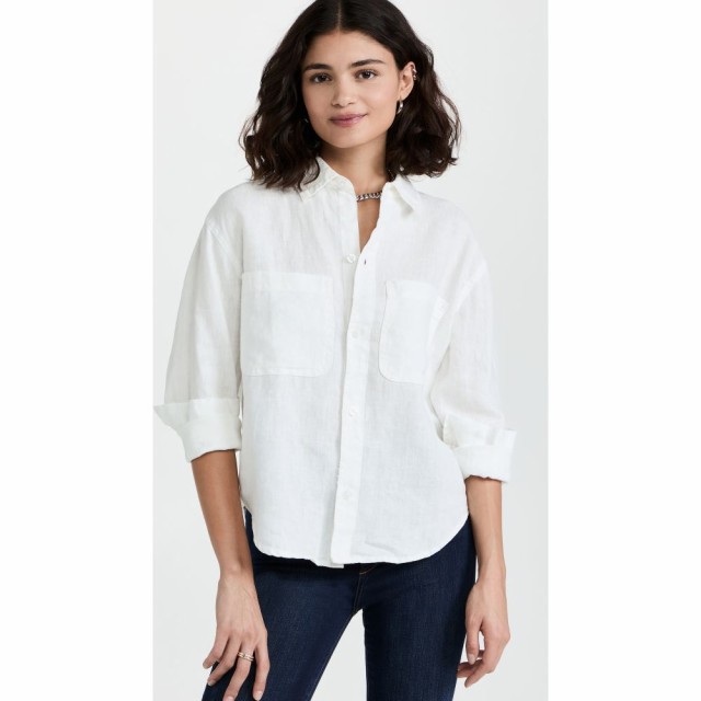 ディーエル1961 DL1961 レディース ブラウス・シャツ トップス Zita Shirt White Linen