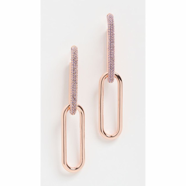 DEMARSON レディース イヤリング・ピアス ジュエリー・アクセサリー Pave Electro Theo Hoops Electro Copper