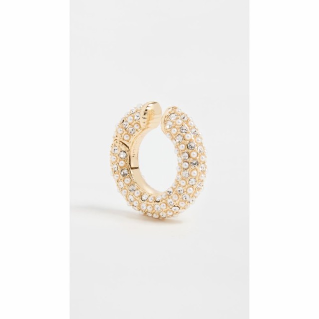 DEMARSON レディース イヤリング・ピアス ジュエリー・アクセサリー Pave Pearl Gaby Cuff Pearls