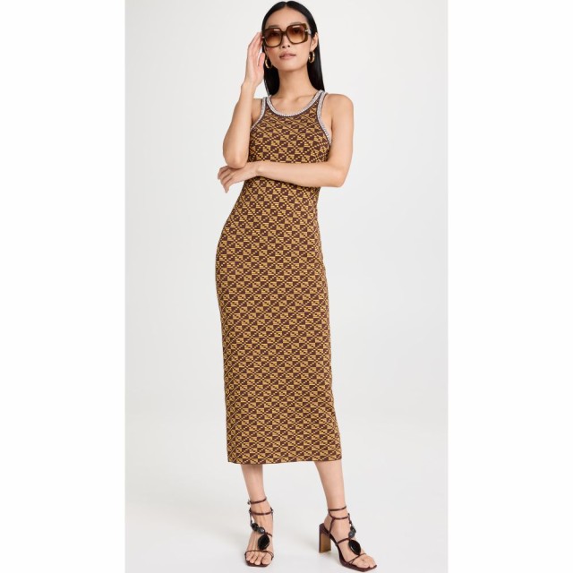 ドド バー オア DODO BAR OR レディース ワンピース ワンピース・ドレス Kei Dress Brown Mustard