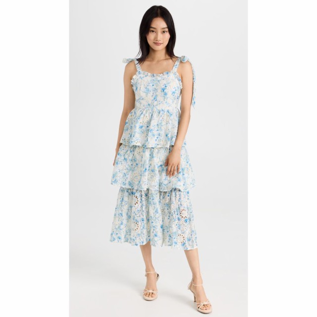 エン セゾン En Saison レディース ワンピース ミドル丈 ワンピース・ドレス Claire Midi Dress Blue