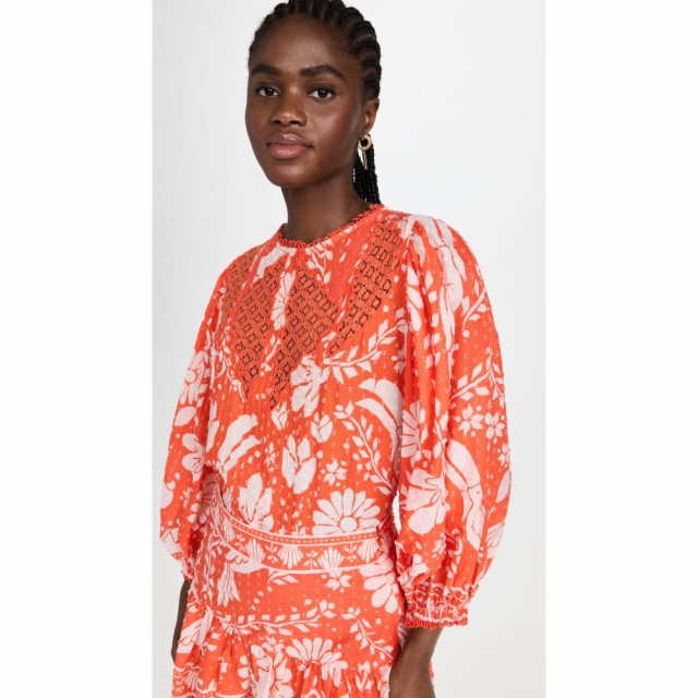 ファーム FARM Rio レディース ブラウス・シャツ トップス Orange Jungle Blouse Orange Neon Jungle