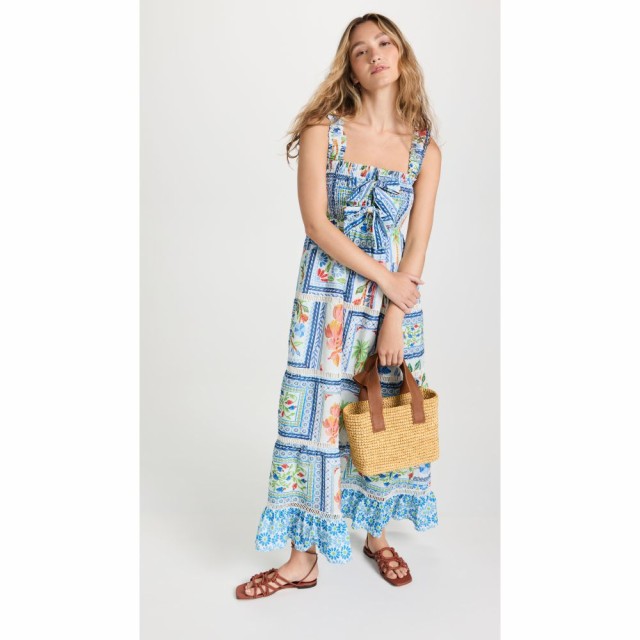 ファーム FARM Rio レディース ワンピース マキシ丈 ワンピース・ドレス Tropical Tiles Maxi Dress TROPICAL TILES