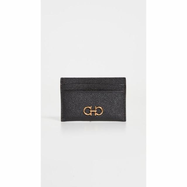 サルヴァトーレ フェラガモ Salvatore Ferragamo レディース カードケース・名刺入れ The Gancini Card Case Nero