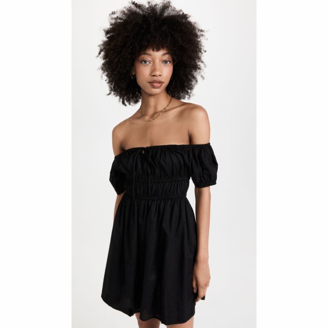 フェイスフルザブランド FAITHFULL THE BRAND レディース ワンピース ミニ丈 ワンピース・ドレス Viola Mini Dress Black