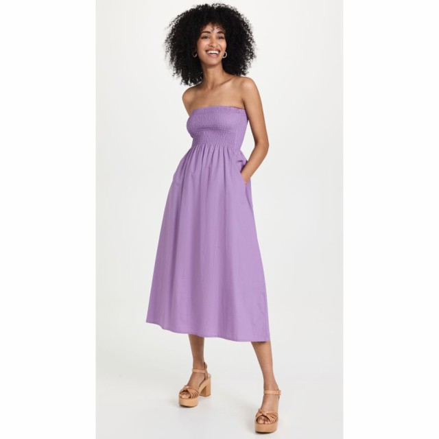 フェイスフルザブランド FAITHFULL THE BRAND レディース ワンピース ミドル丈 ワンピース・ドレス Madella Midi Dress Grape