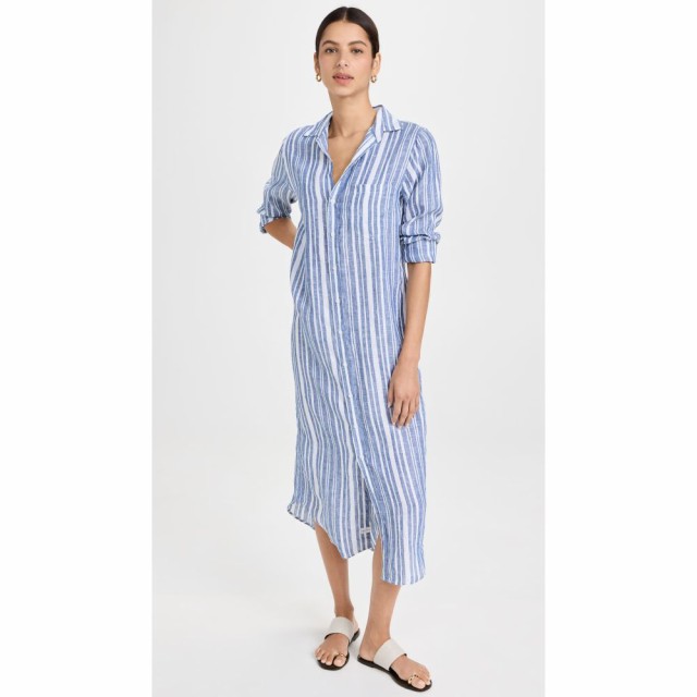 フランクandアイリーン Frank and Eileen レディース ワンピース ワンピース・ドレス Rory Woven Long Dress Multi Blue Stripe