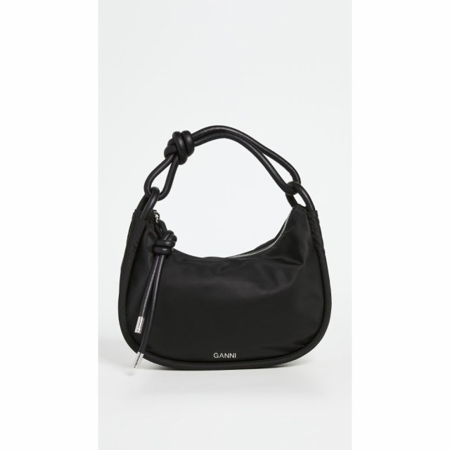 ガニー GANNI レディース ショルダーバッグ バッグ Knot Shoulder Bag Black