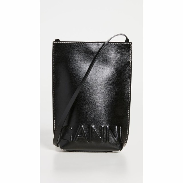 ガニー GANNI レディース ショルダーバッグ バッグ Banner Crossbody Bag Black