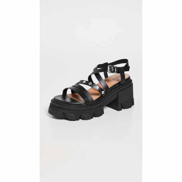 ガニー GANNI レディース サンダル・ミュール シューズ・靴 Cleated Platform Sandals Black