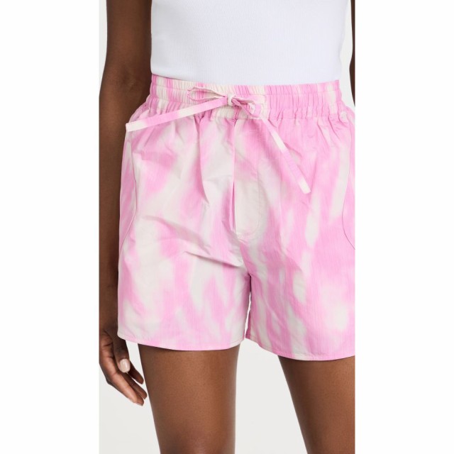 ガニー GANNI レディース ショートパンツ ボトムス・パンツ Crispy Shorts Dreamy Daze Phlox Pink