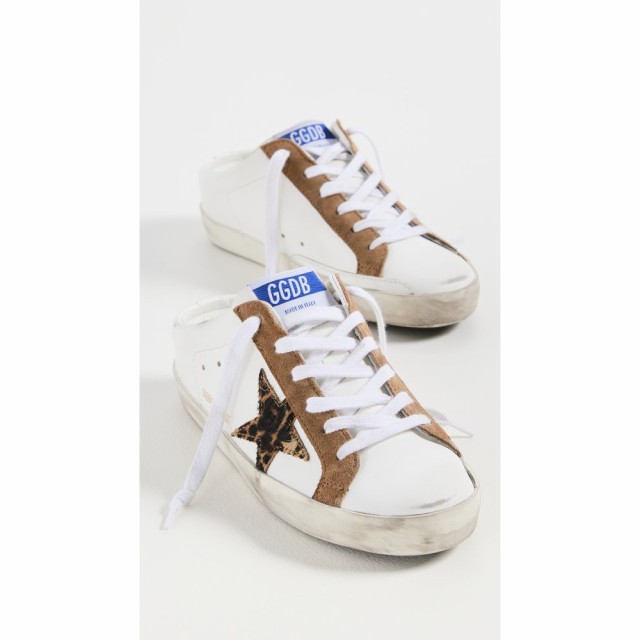 ゴールデン グース Golden Goose レディース スリッポン・フラット スニーカー シューズ・靴 Superstar Sabot Sneakers White/Leopard