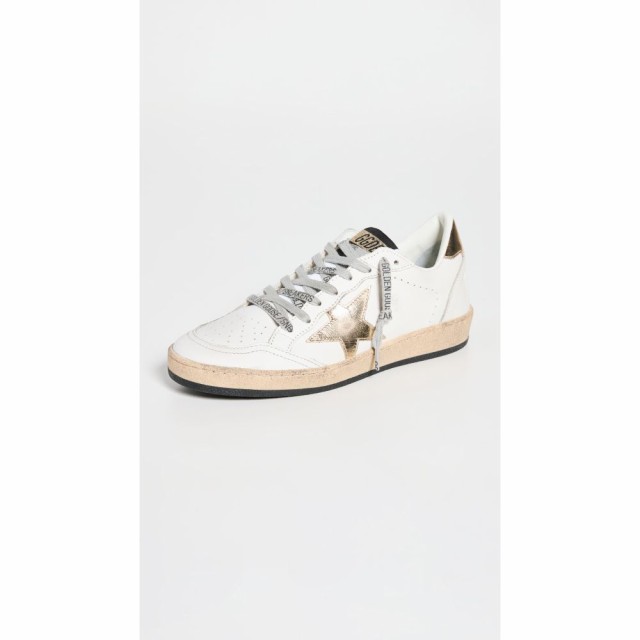 ゴールデン グース Golden Goose レディース スニーカー シューズ・靴 Ballstar Leather Upper Laminated Star Sneakers Milk/Gold