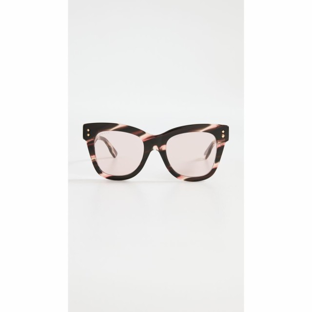 グッチ Gucci レディース メガネ・サングラス スクエアフレーム Nouvelle Vague Square Sunglasses Havana Havana Pink